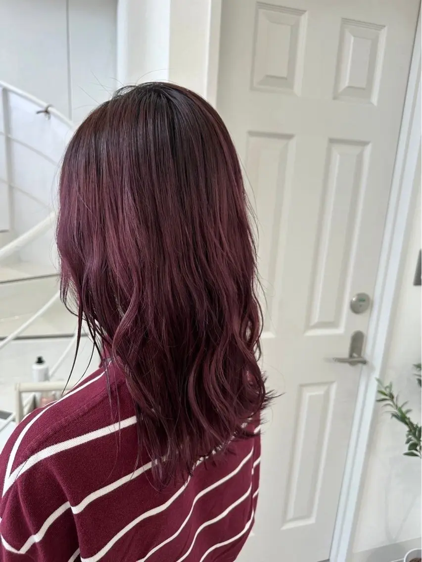 カラー hinata 🩵のヘアスタイル