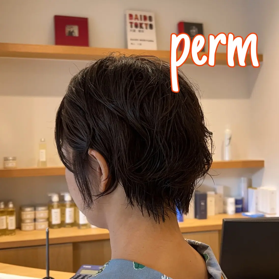 ショート ショートヘア カット パーマ パーマ/髪質改善 【榎本千夏】のヘアスタイル