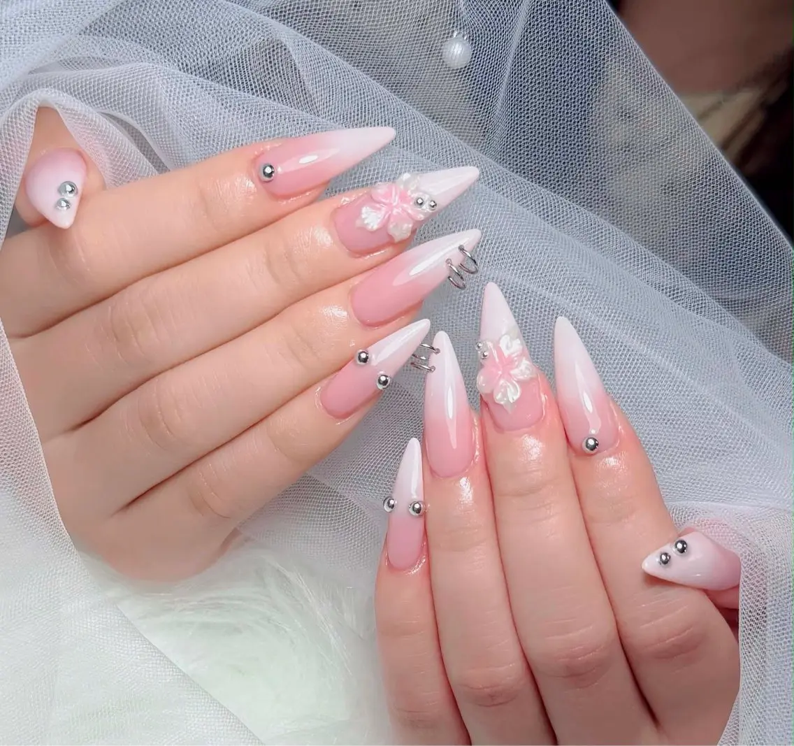 ネイル アートネイル 韓国ネイル 持ち込み ワンホンネイル ハンドネイル Lenie Nail Salonのネイルデザイン