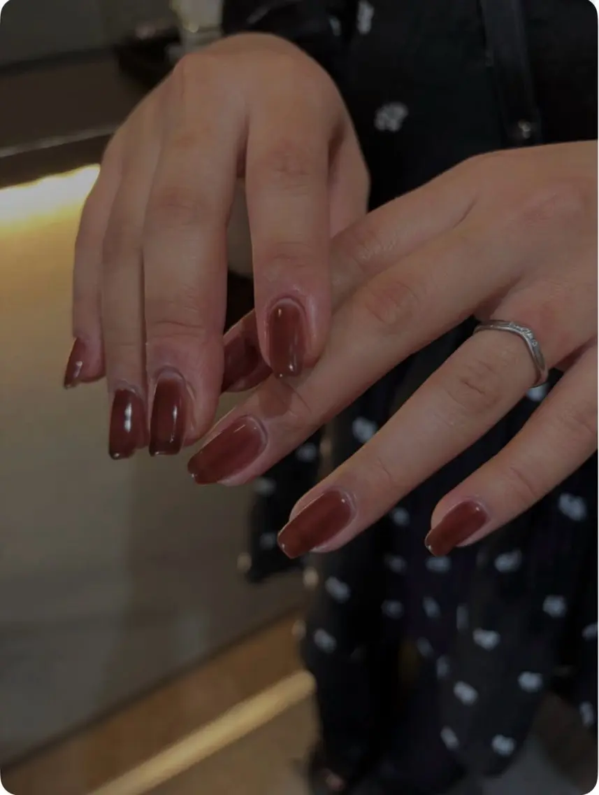 セミロング ハンドネイル Ne.nail Ainaのネイルデザイン
