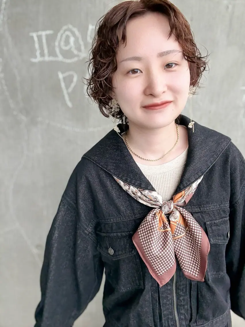 ショート パーマ ちほ /ボブスタイルのヘアスタイル