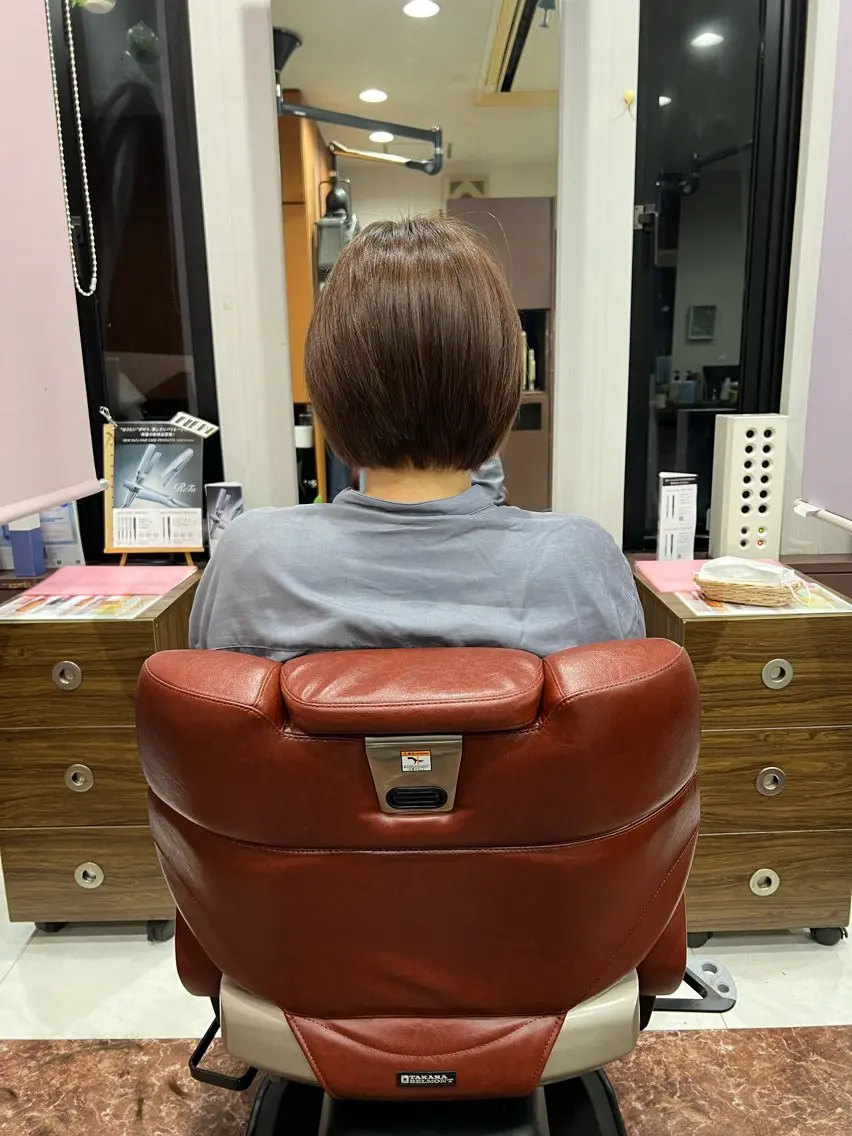 ショート カラー ショートボブ ボブ ショートヘア 藤田 竜成のヘアスタイル