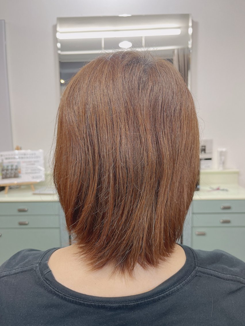 ミディアム カラー ヘアアレンジ カット ヘアカラー 千佳 CHIKAのヘアスタイル