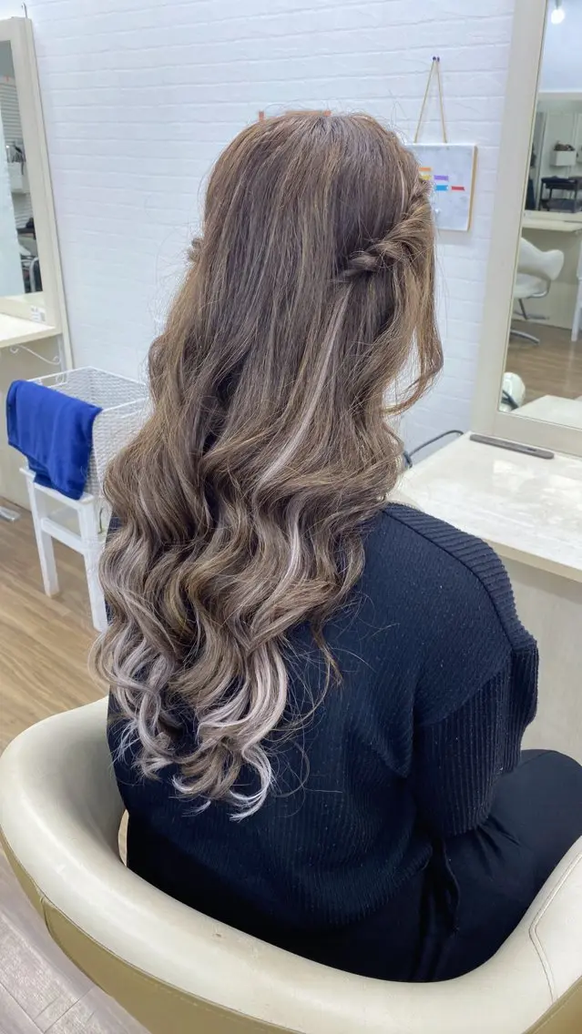 ミディアム シールエクステ エクステ エクステ GLOSS♡ ヤマガミコウジのヘアスタイル