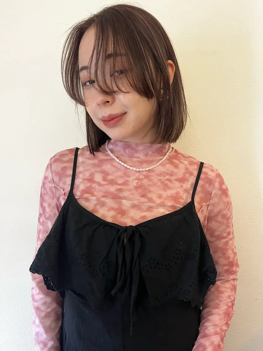💐大人気💐似合わせカット+艶カラー+プレミアム3stepトリートメント🫧(吉祥寺/暖色/髪質改善)の写真
