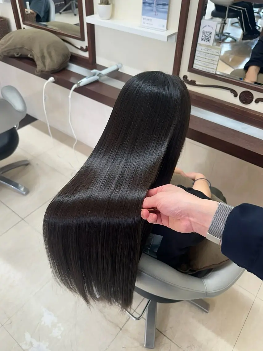 ロング カット トリートメント レイヤー職人・ 似合せ美容師そうまのヘアスタイル
