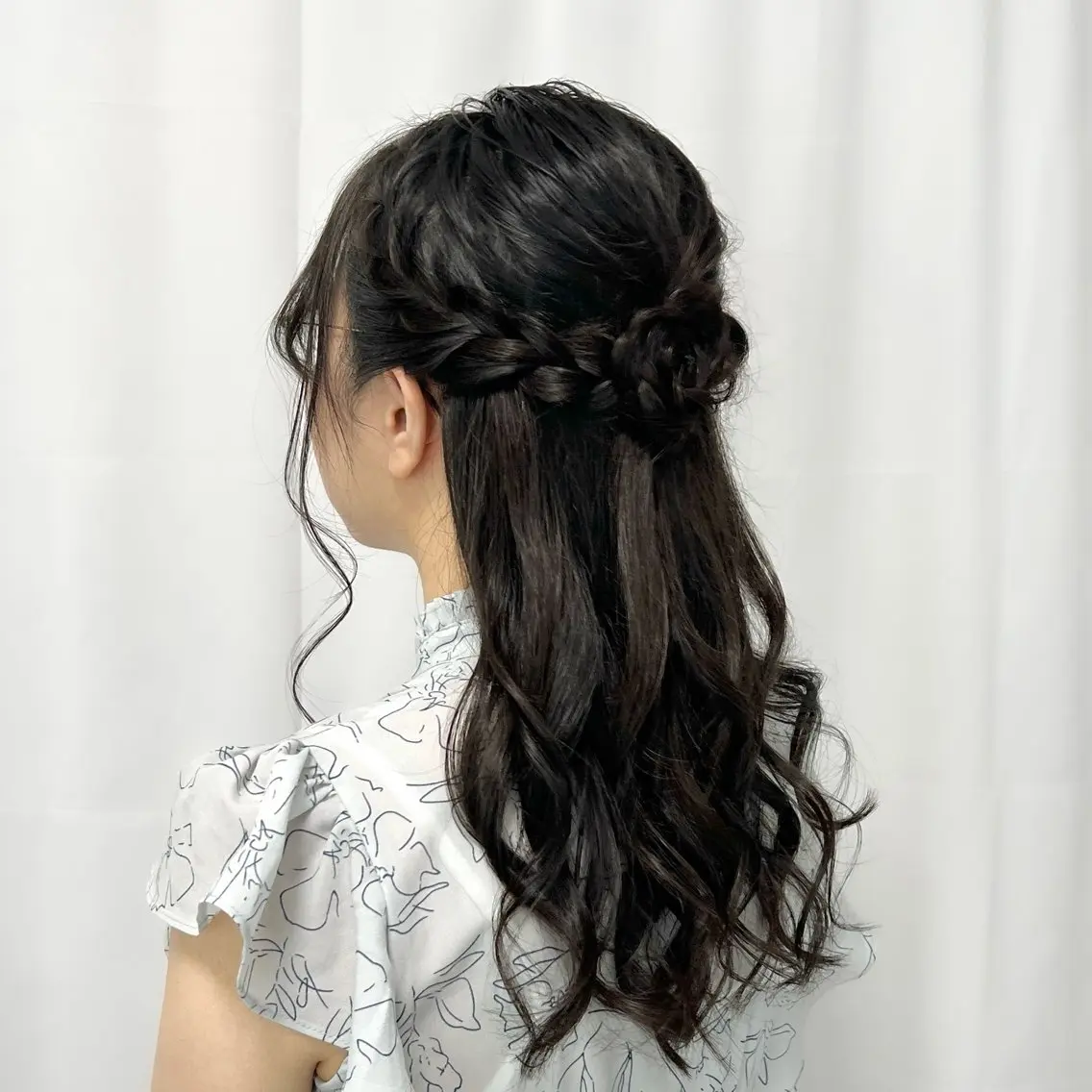 ヘアアレンジ ハーフアップ 川崎ヘアメイク🪞 CHATEAUのヘアスタイル