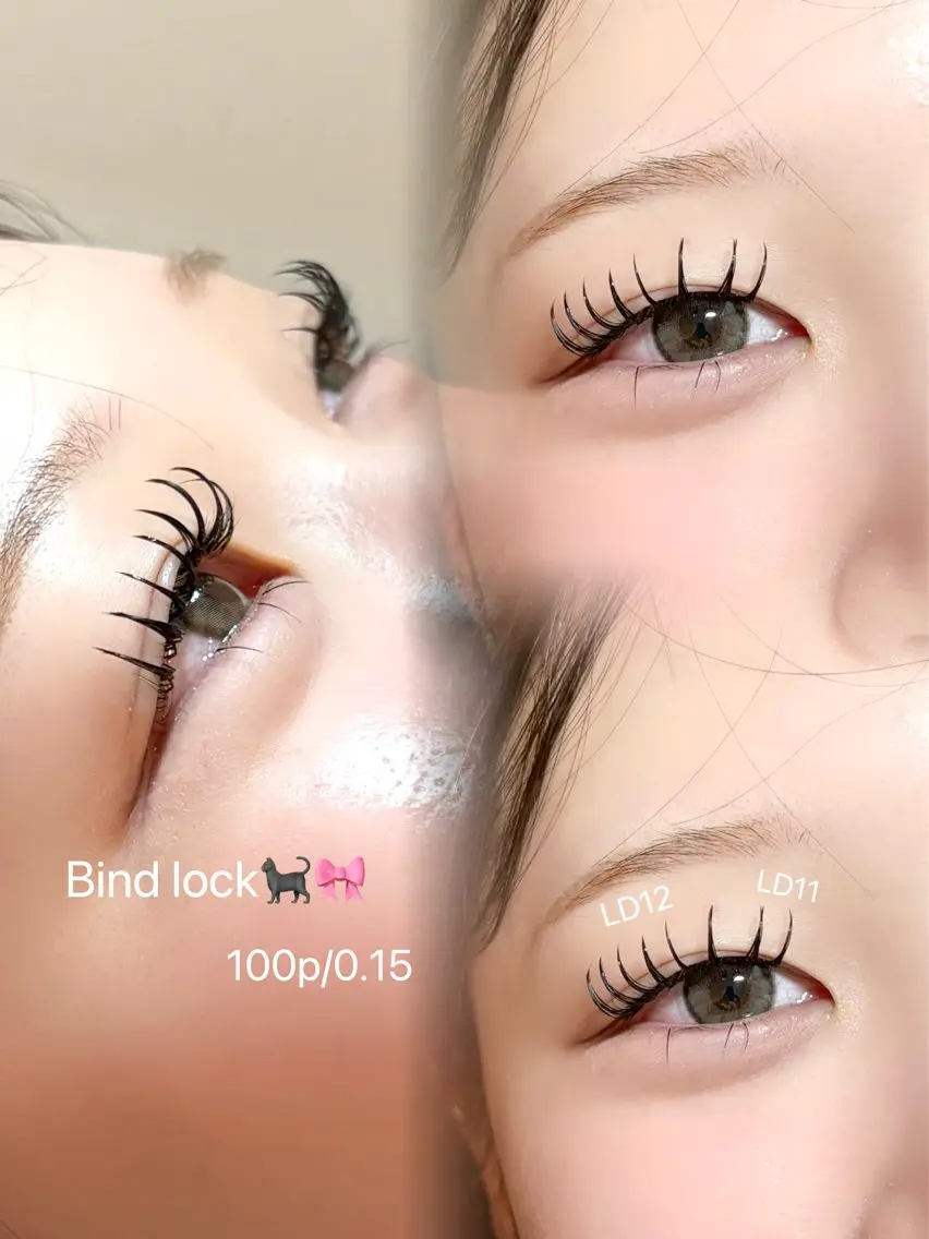 マツエク・マツパ バインドロック Dカール CINQLUXE🎀 hiranoのマツエク・マツパデザイン
