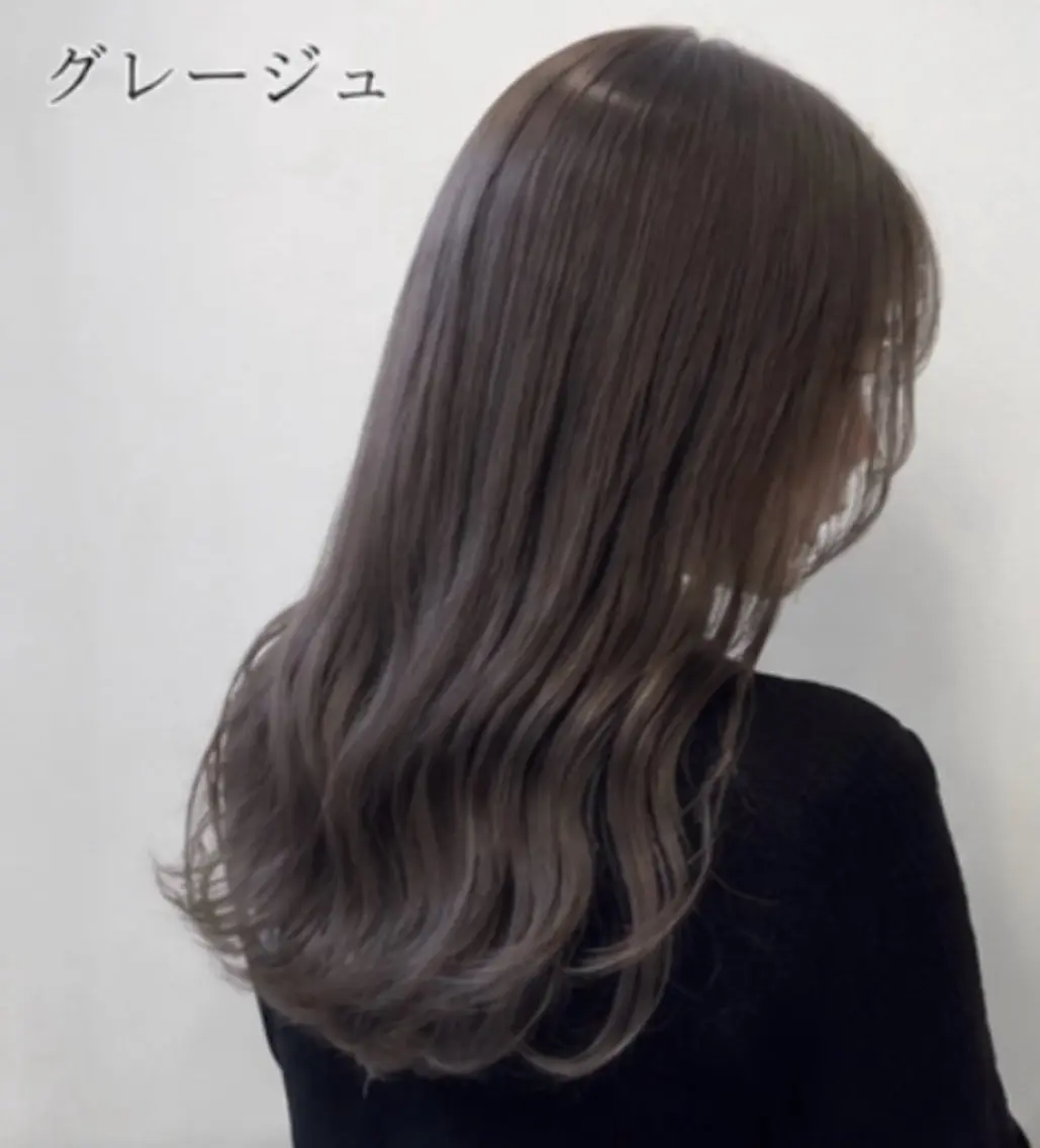 ✨似合わせワンカラー✨赤み消し・透明感・艶カラーが人気🩶（ロング・胸下まで）の写真