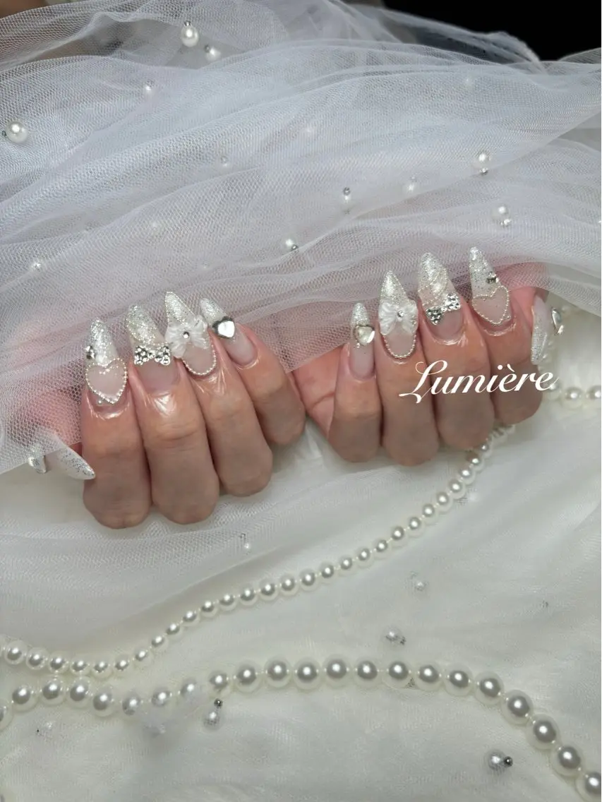 ネイル Lumière｜ ロング｜ワンホンのネイルデザイン