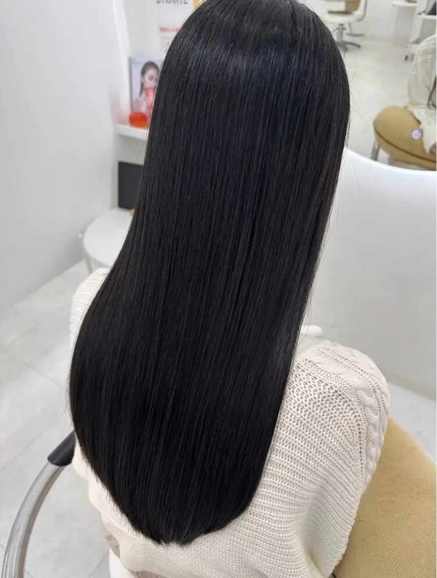 ロング ミン MINのヘアスタイル