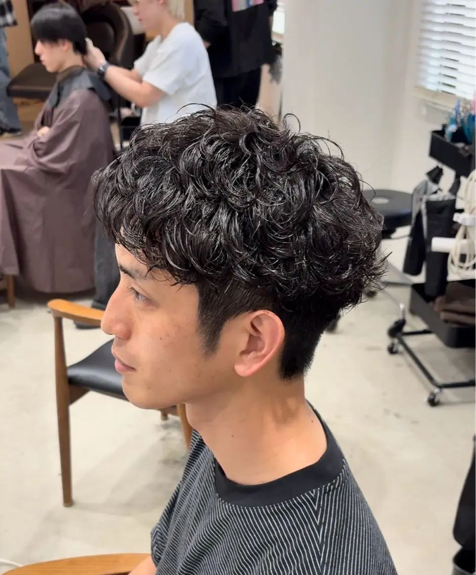 メンズ メンズパーマ カット パーマ メンズパーマ 渡辺将功のヘアスタイル