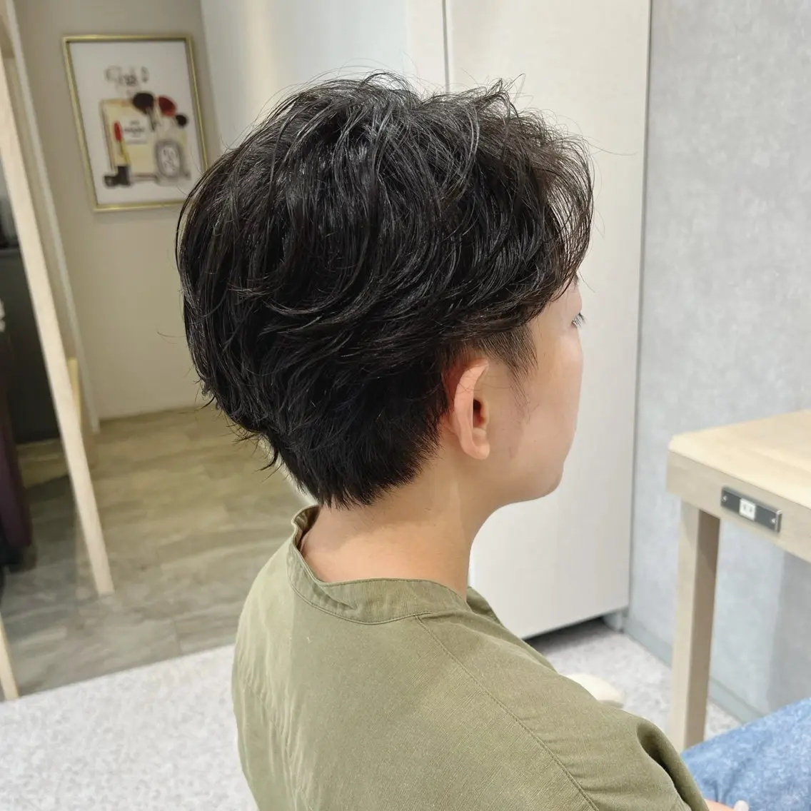 ショート パーマ メンズ メンズパーマ ニュアンスパーマ カット パーマ Ash宮前平/パーマ /縮毛矯正/鈴木和也のヘアスタイル