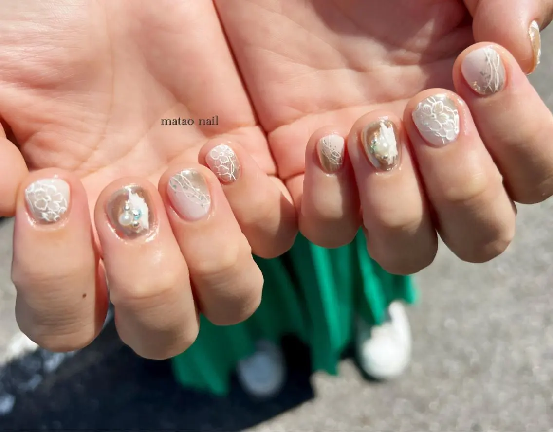 ネイル ジェルネイル ブライダルネイル ハンドネイル フットネイル matao nailの眉毛・アイブロウイメージ