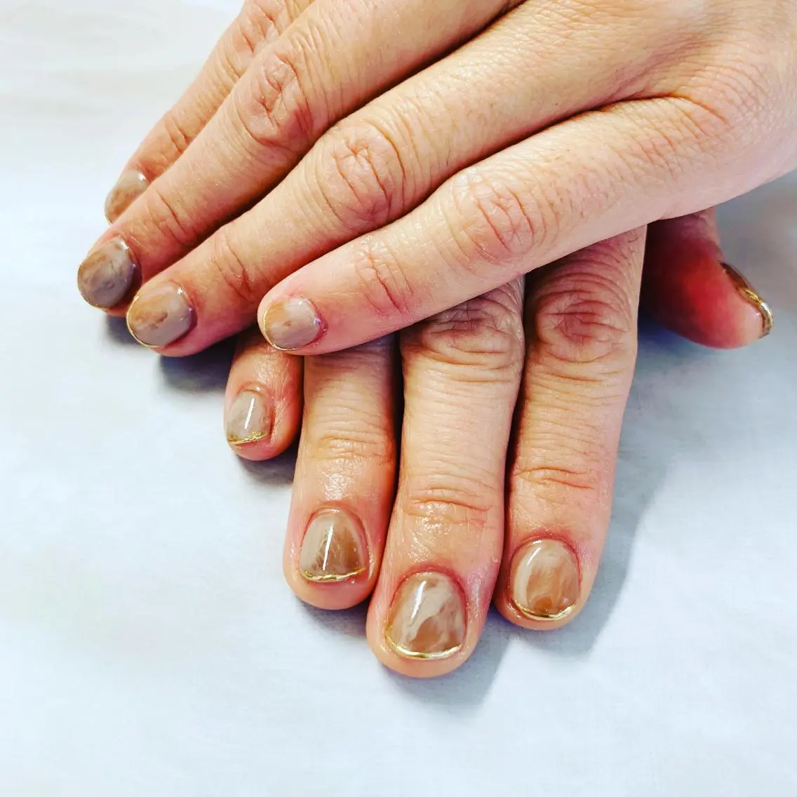 ネイル アートネイル フレンチネイル ニュアンスネイル Briwa✨nail 💅enoi ❤︎のネイルデザイン