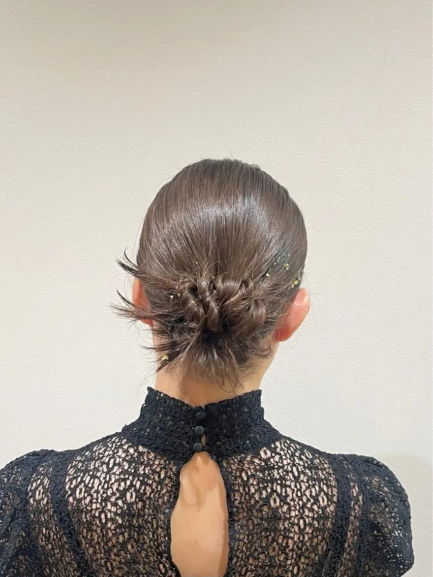 ヘアアレンジ 縮毛矯正/アレンジ FACE。ゆのんのヘアスタイル