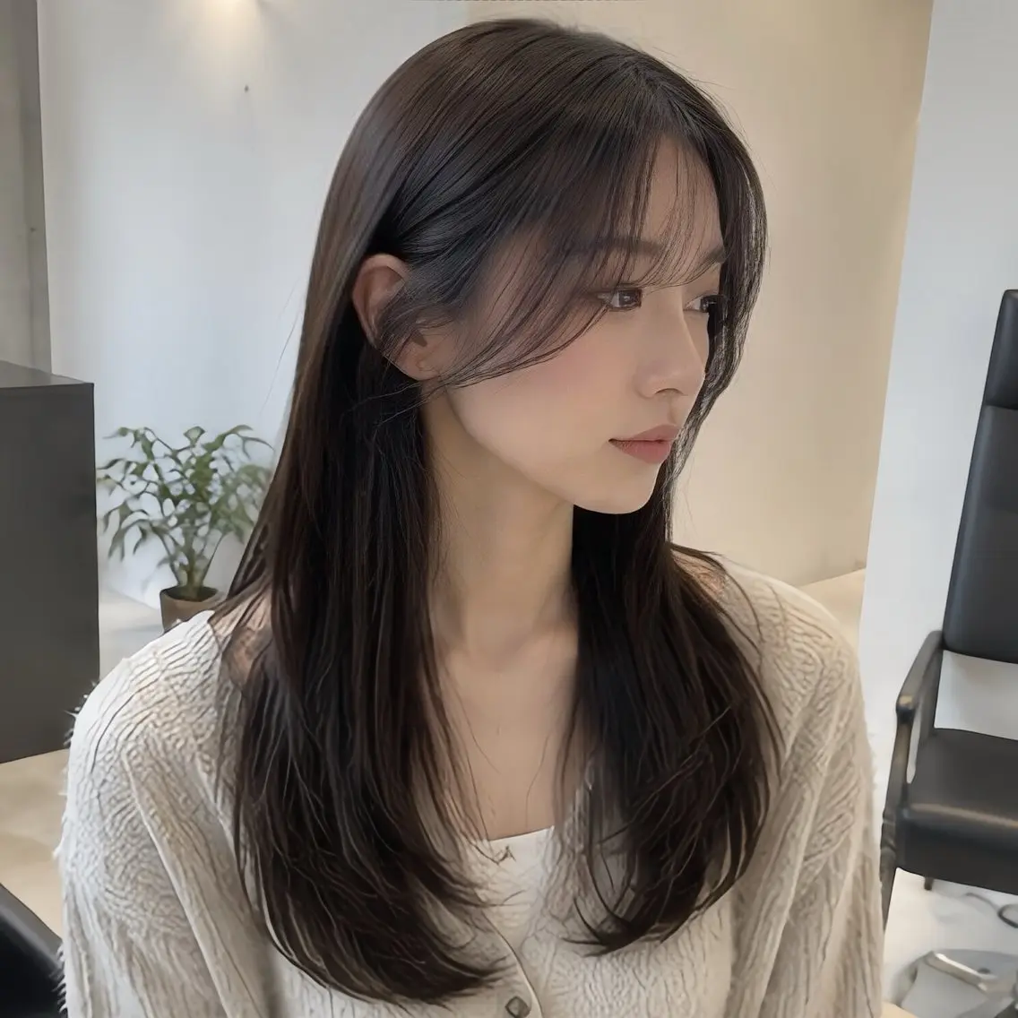 カラー カット ヘアカラー 池袋/縮毛矯正 韓国レイヤーおばかんのヘアスタイル