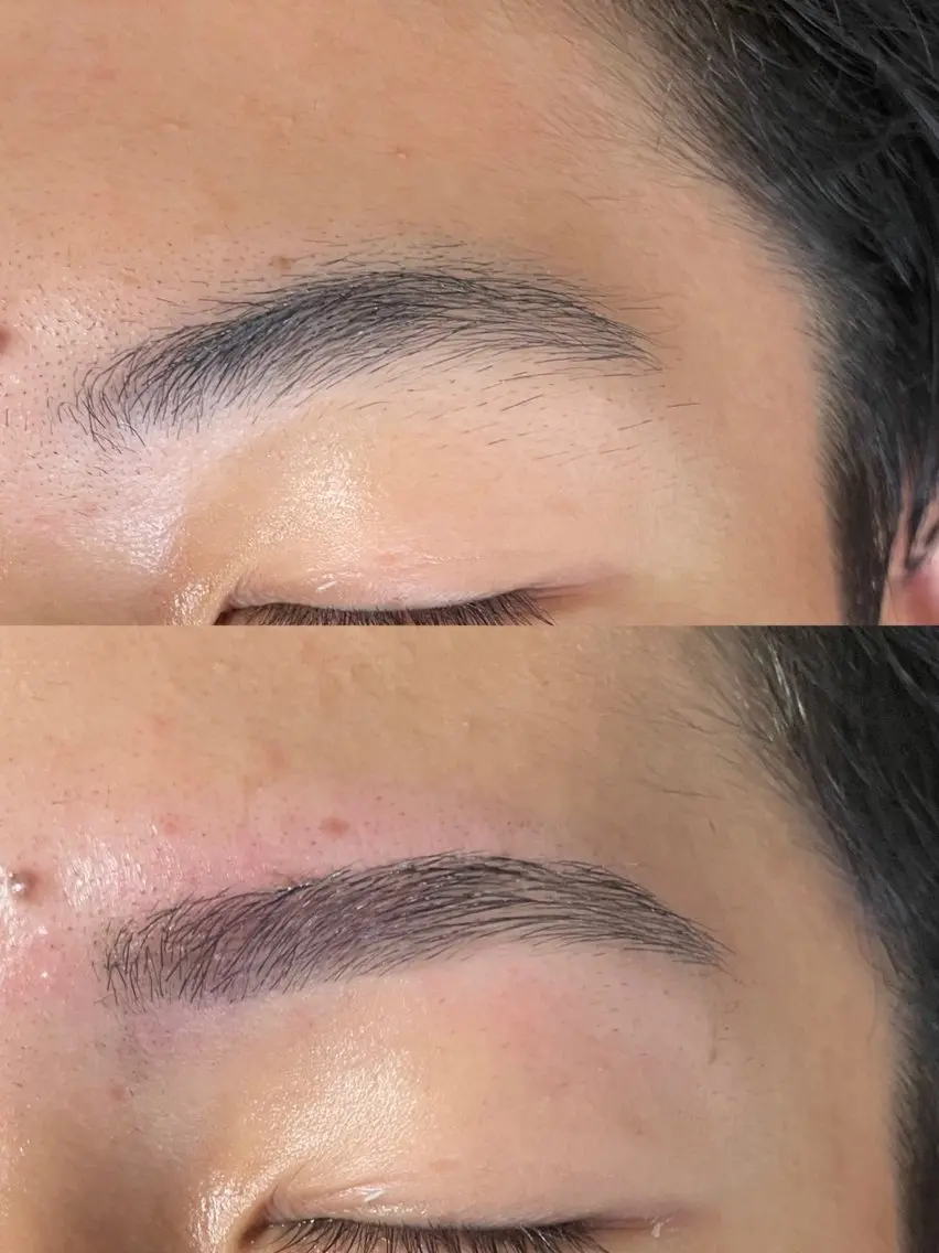 メンズ アイブロウ ワックス脱毛 眉カット その他(アイブロウ) eyelash93 【韓国風福岡まつ毛】のマツエク・マツパデザイン