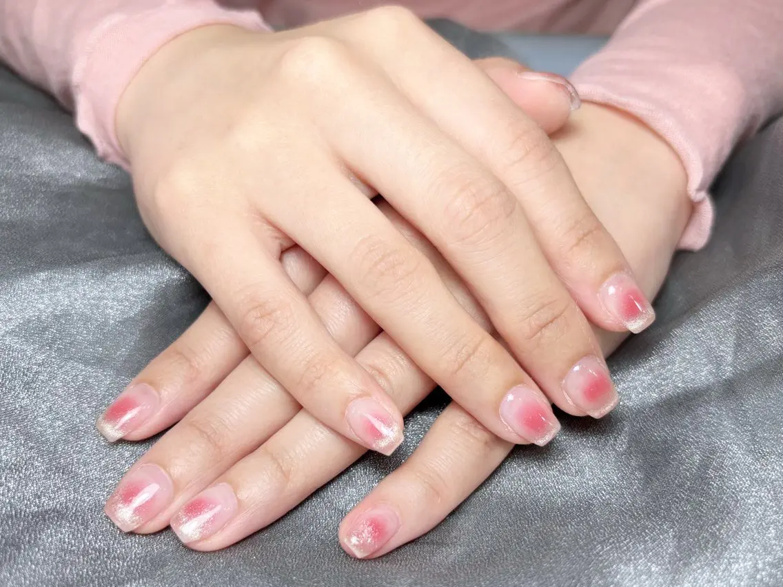 ネイル ハンドネイル H3 Nail Tsuki🦋💙のネイルデザイン