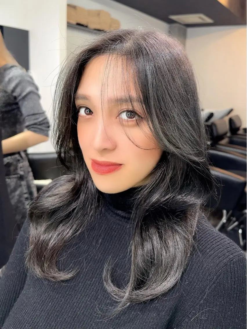 ロング カラー カット ヘアカラー トリートメント 髪質改善⭐️縮毛矯正 中野⭐️Rinaのヘアスタイル