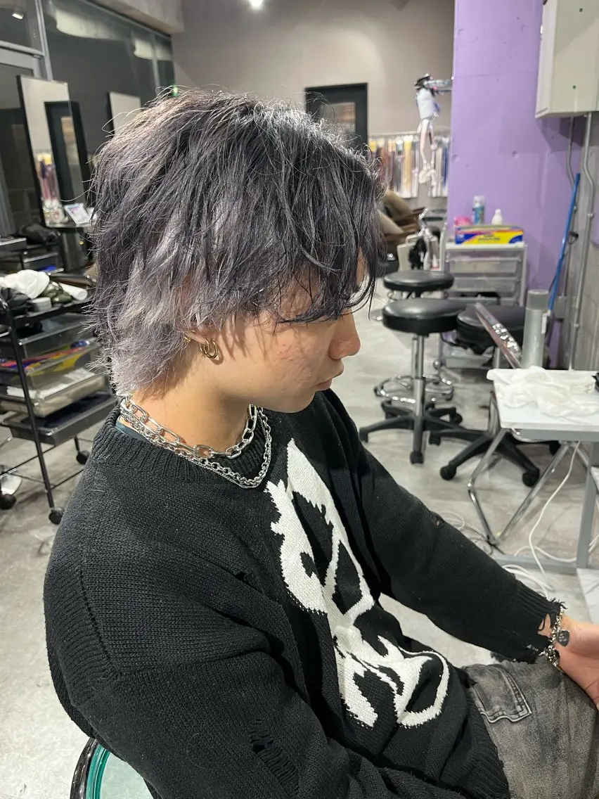 カラー ブリーチ 透明感カラー ハイトーンカラー 複雑履歴修正/ keitoのヘアスタイル