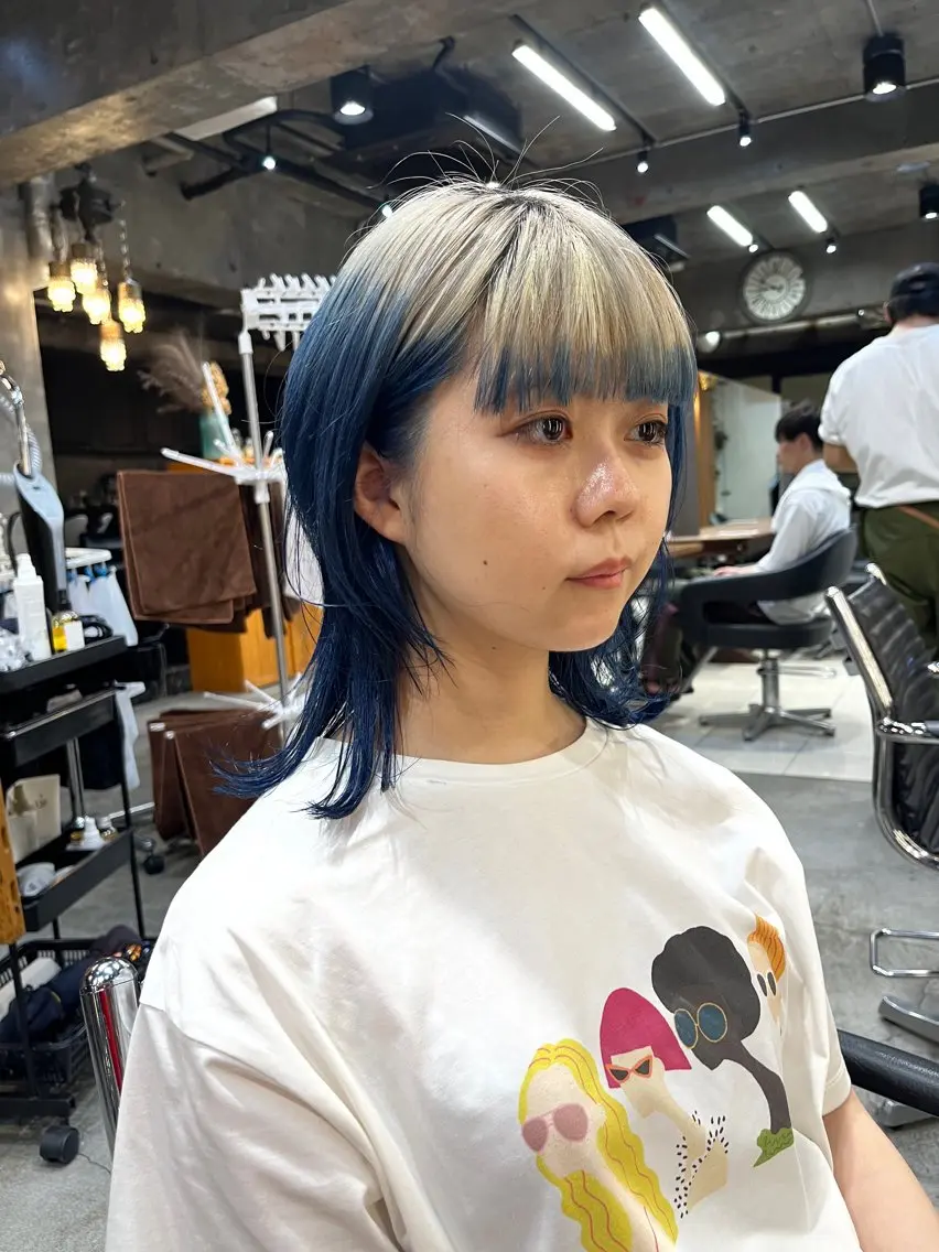 セミロング カラー 🫧透明感カラー🫧 SHINSEIのヘアスタイル