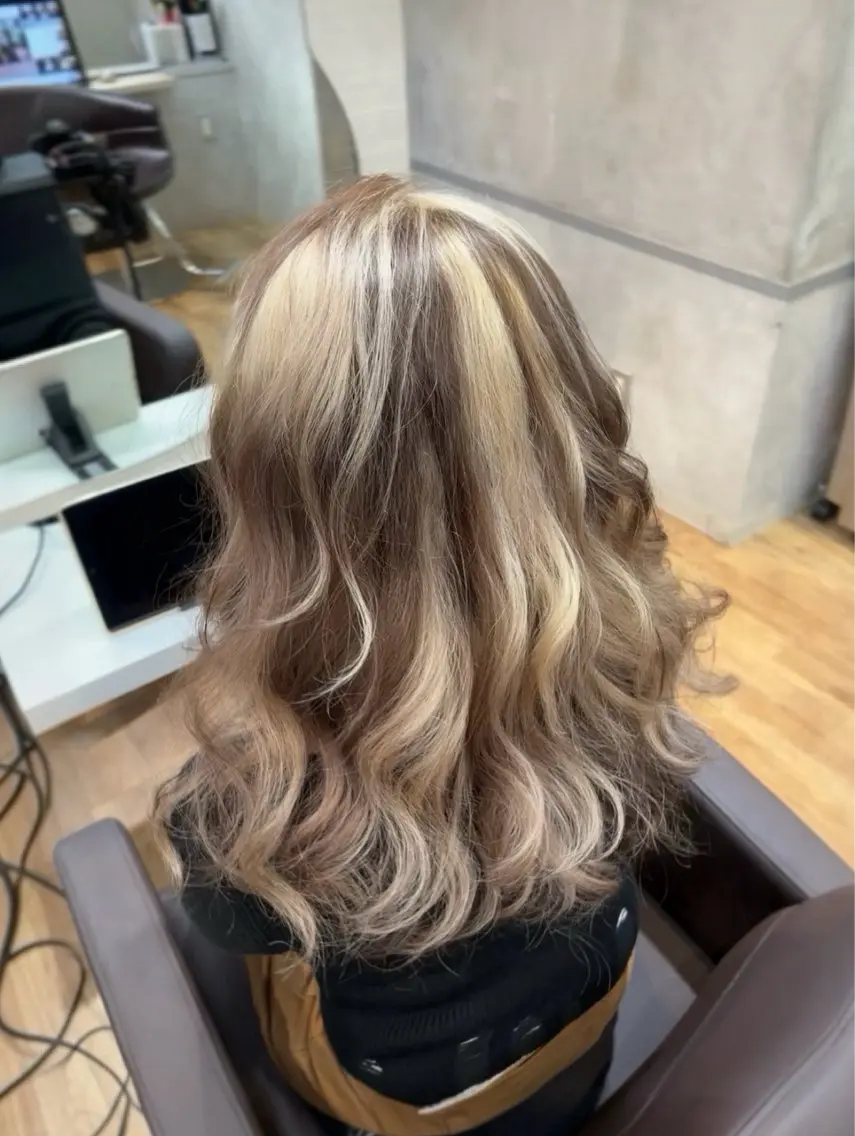 ロング カラー ヘアカラー トリートメント 心斎橋難波/カラー ココロのヘアスタイル