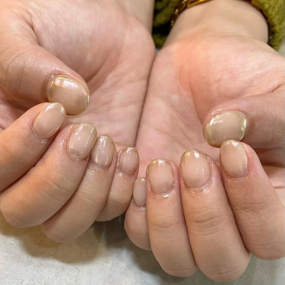 ネイル ミラーネイル シンプルネイル Nail Salon Gummi.のネイルデザイン