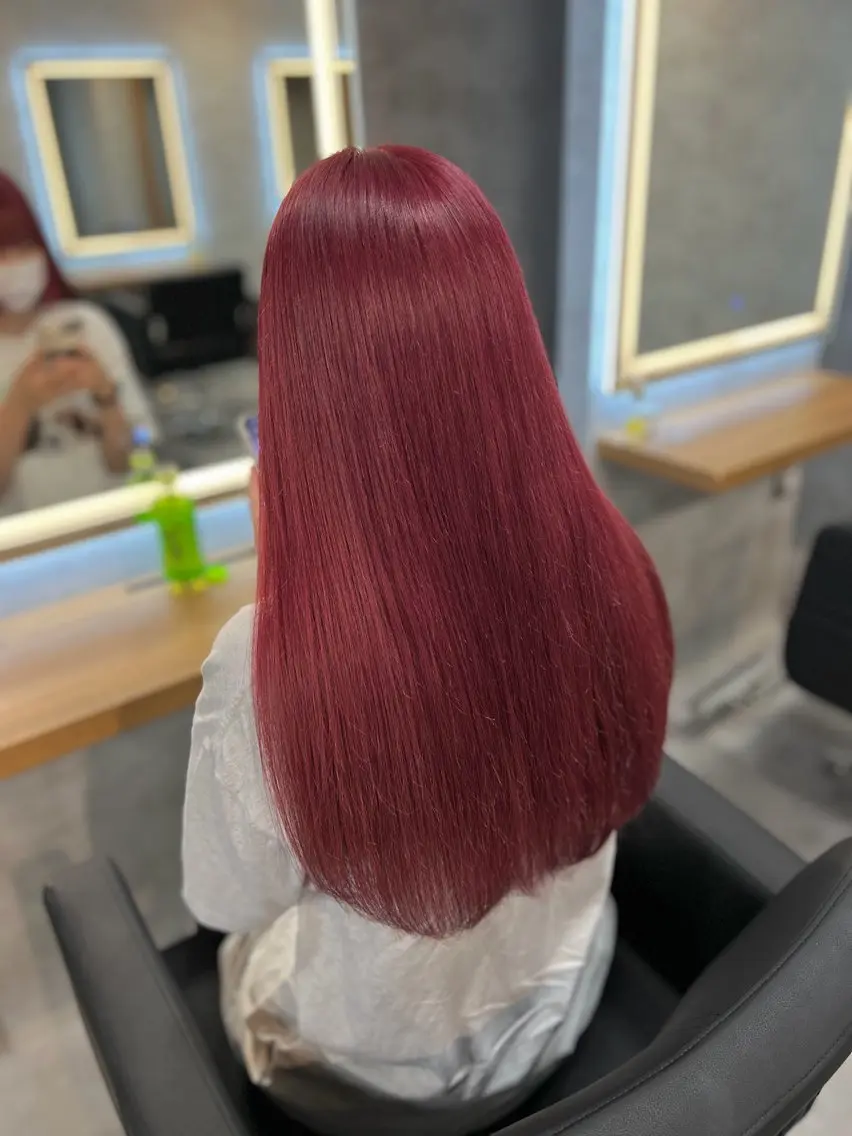 ミディアム カラー ヘアカラー トリートメント ヘアセット カラー指名NO.1 🌈Neneのヘアスタイル