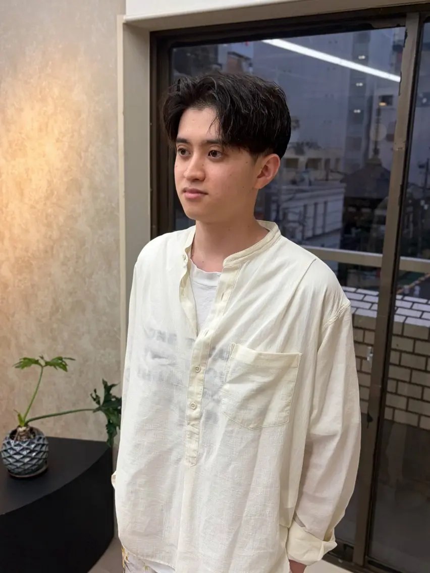 ショート メンズ カット 厩橋 崇のヘアスタイル