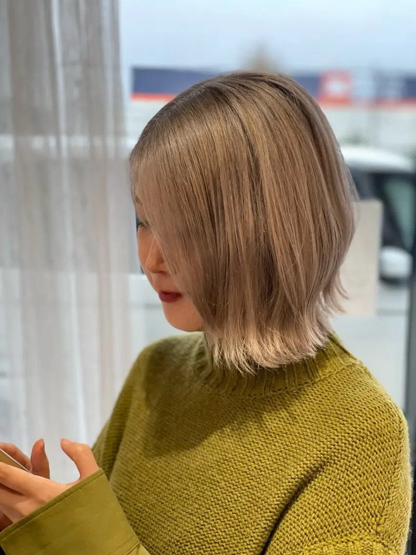 ミディアム Hirose Ryoのヘアスタイル