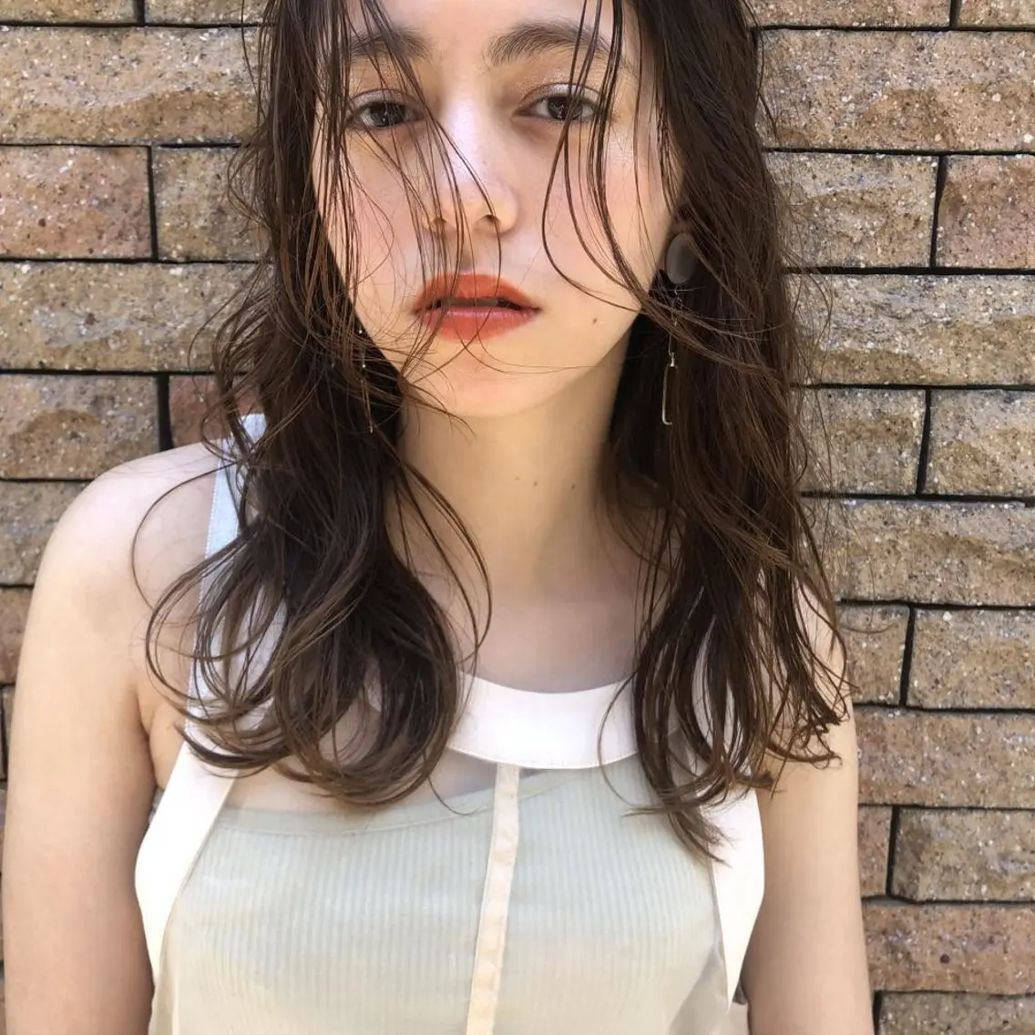 ミディアム カット ヘアカラー トリートメント Lino by hoNuaのヘアスタイル