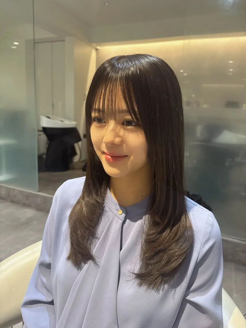 ミディアム カラー カット ヘアカラー トリートメント 💎透明感カラー特化 💎TAISEIのヘアスタイル