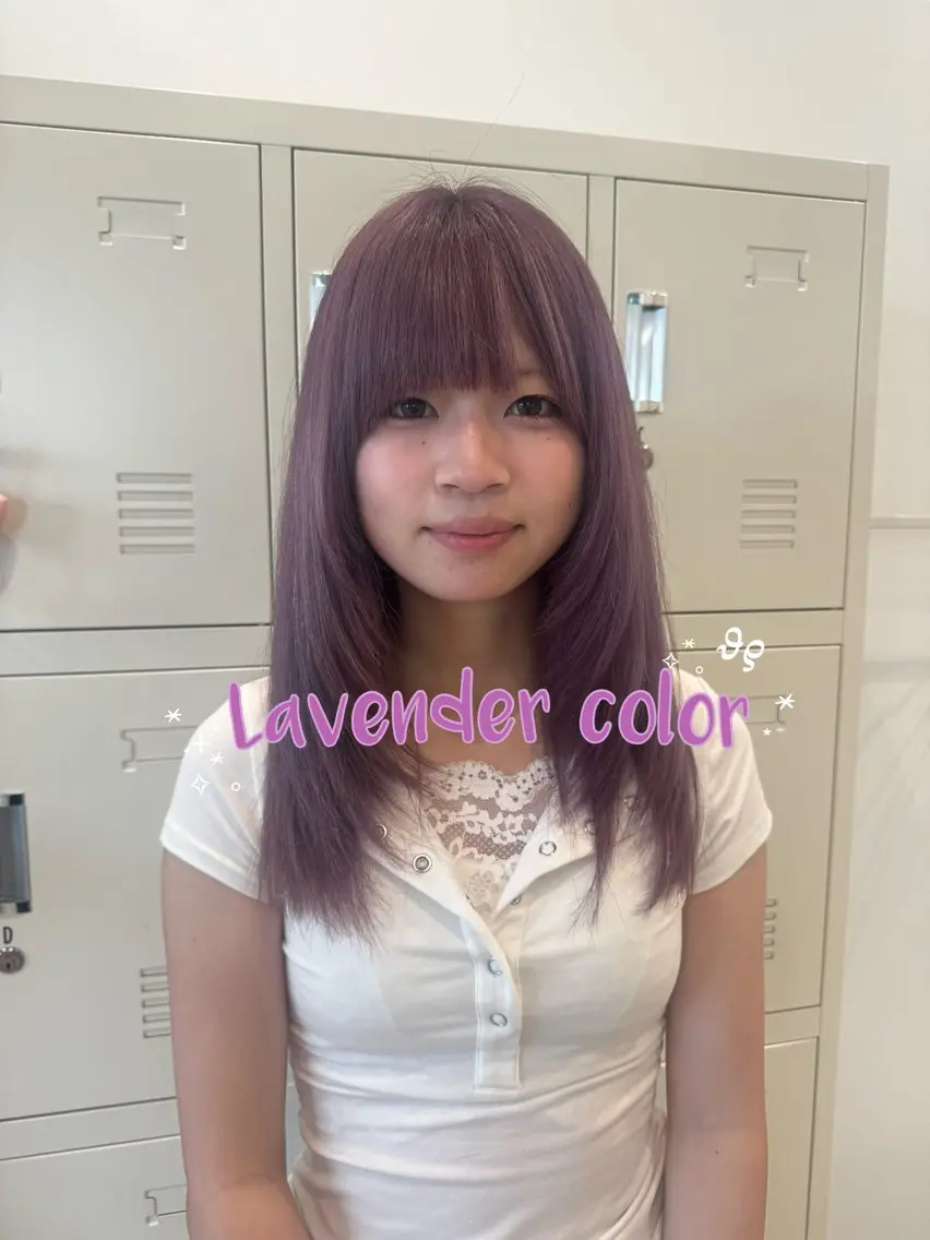 ロング カット ヘアカラー トリートメント 盛れる透明感カラー ♡ayana♡のヘアスタイル