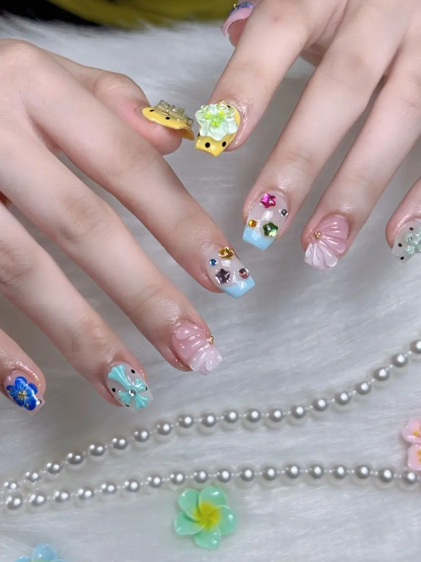 ネイル 長さ出し ロングネイル スカルプネイル スーパーロングネイル ハンドネイル Sully Nail Labのネイルデザイン