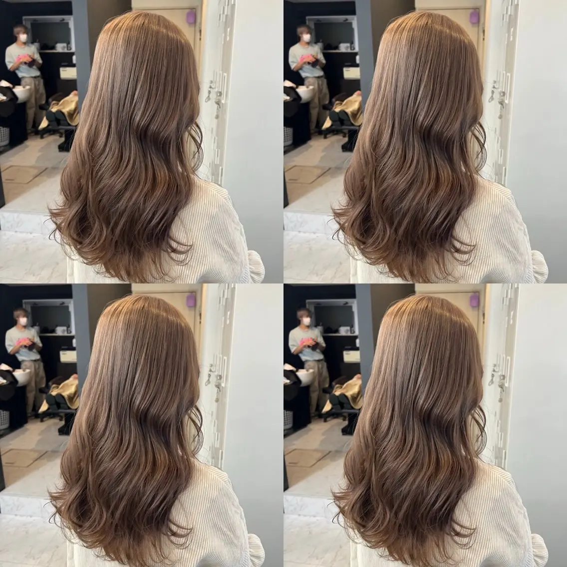 🎀ミニモ限定🎀【ブリーチ無しダブルカラー】+【Aujuaトリートメント】+超音波アイロンの写真