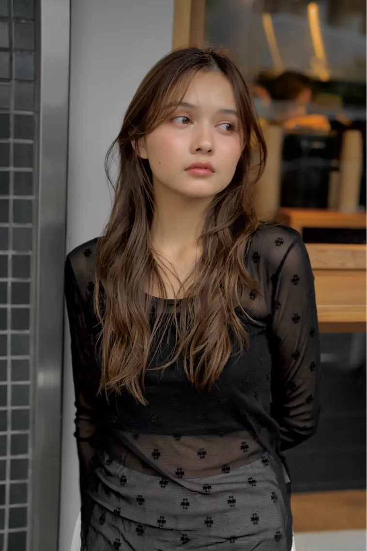 ロング カラー navile mariのヘアスタイル