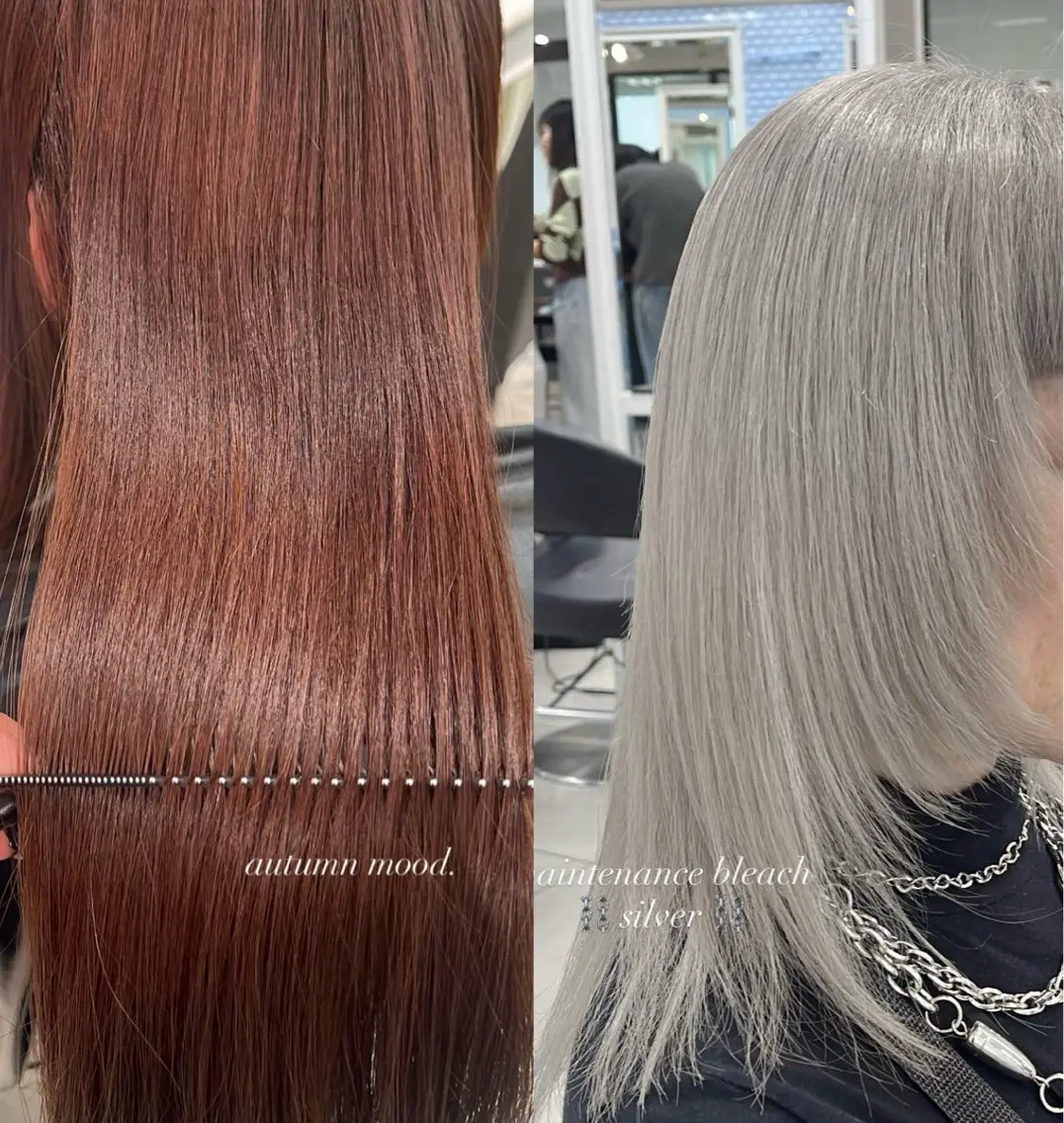 ロング レイヤーカット サイドバング 小顔カット ヘアカラー トリートメント ヘッドスパ 透明感【カラー支持率 No.1】リノ🪐のヘアスタイル