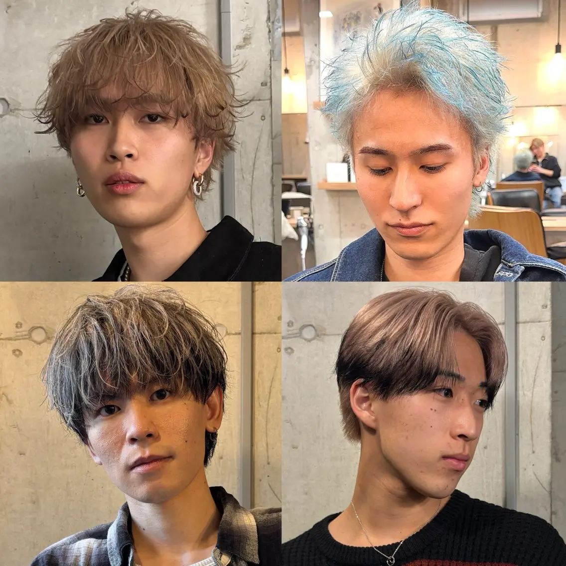【メンズブリーチカラー🔥残り2名様限定🔥顔出し動画撮影OK】骨格矯正カット+2ブリーチorリタッチ+カラー+TRの写真