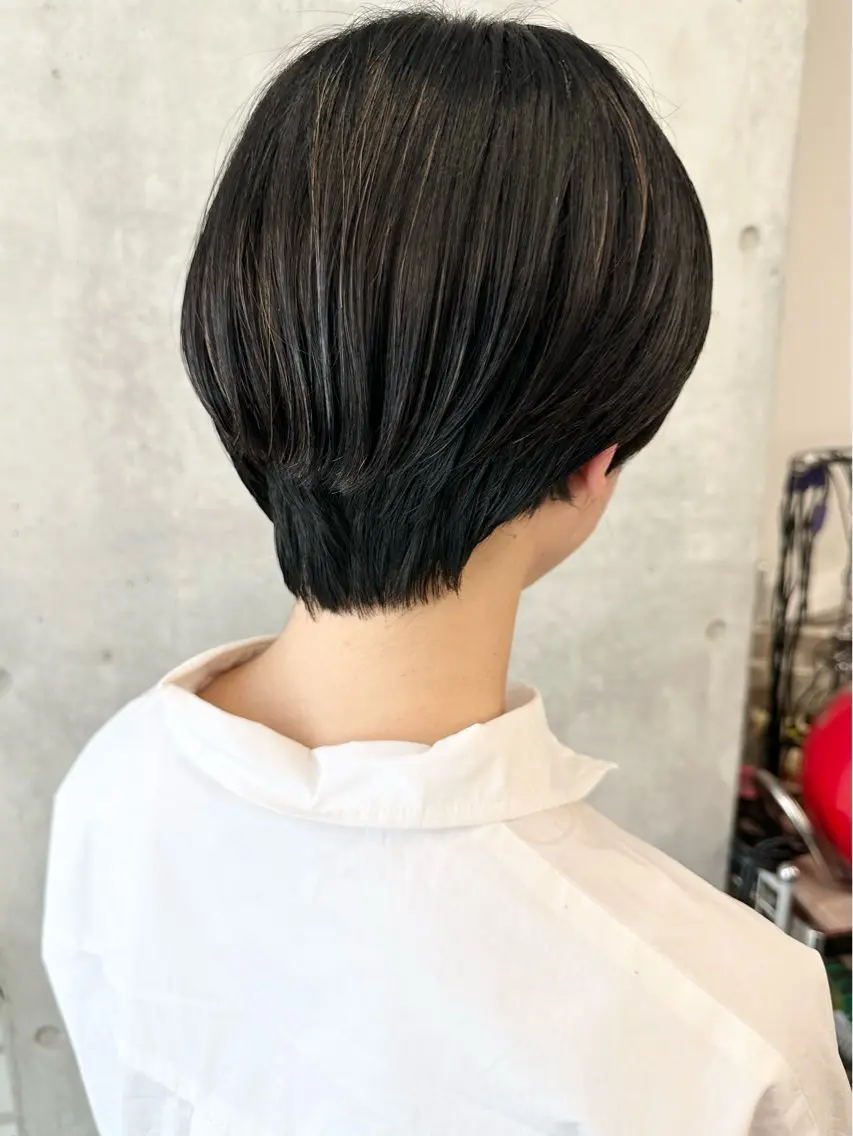 ショート カット ヘッドスパ ボブ/ゆるふわ ボブパーマ/とういのヘアスタイル