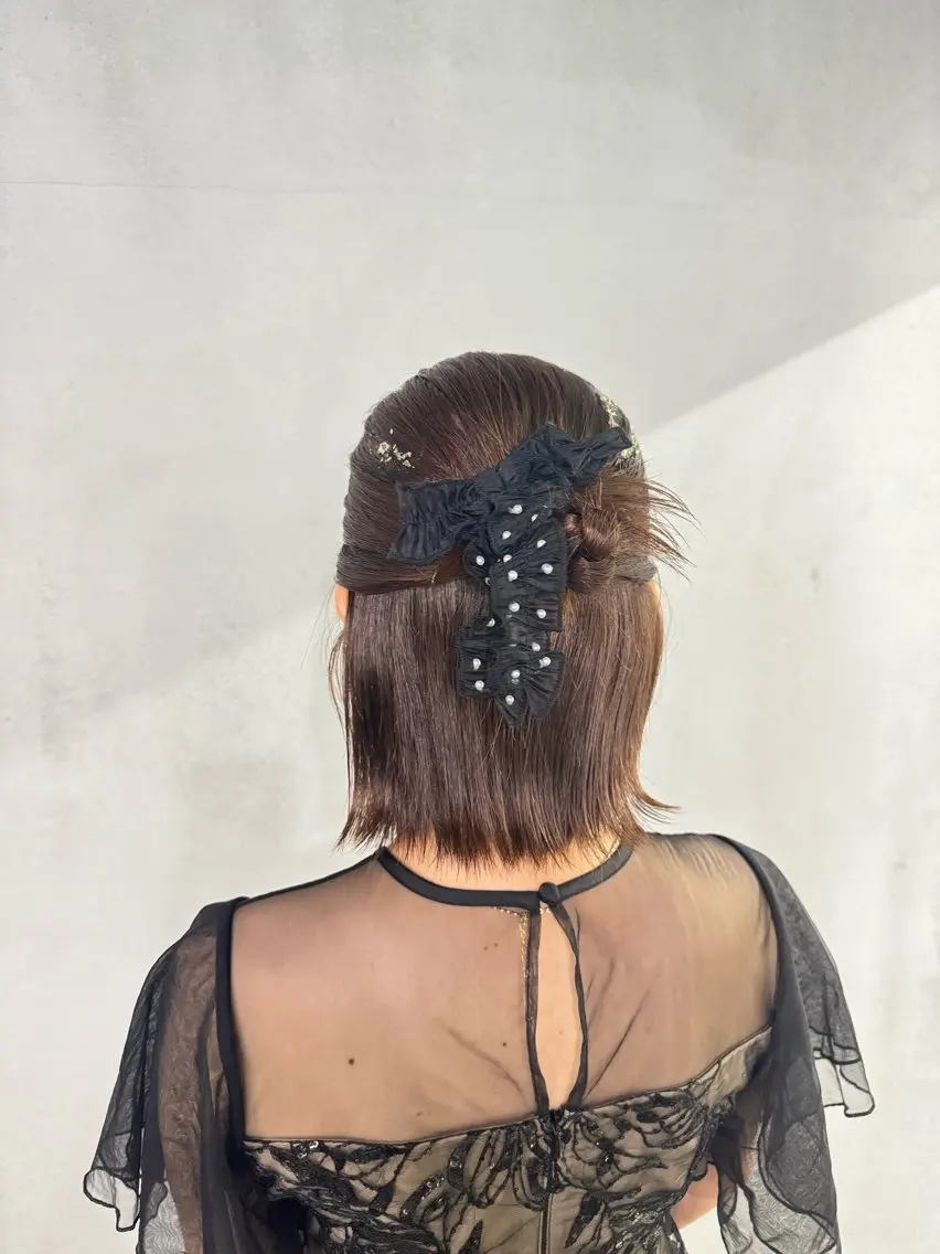 ヘアアレンジ ボブ #tag 佐藤璃美のヘアスタイル
