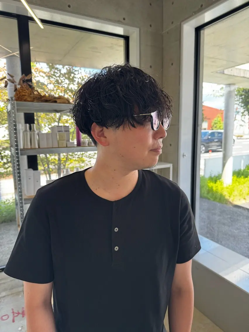 メンズ カット パーマ yuimarl切田 はじめ✨のヘアスタイル