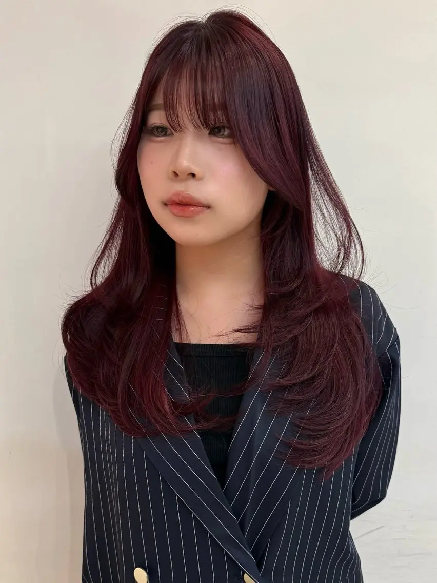 ロング カラー カット mellowman 【メロウマン】のヘアスタイル