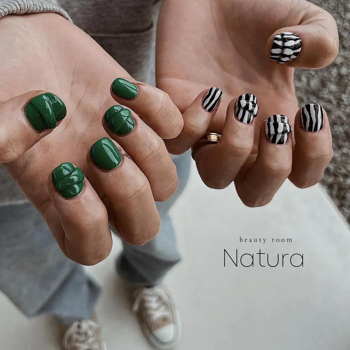 ネイル マツエク・マツパ アイブロウ ハンドネイル beautyroom Naturaのネイルデザイン