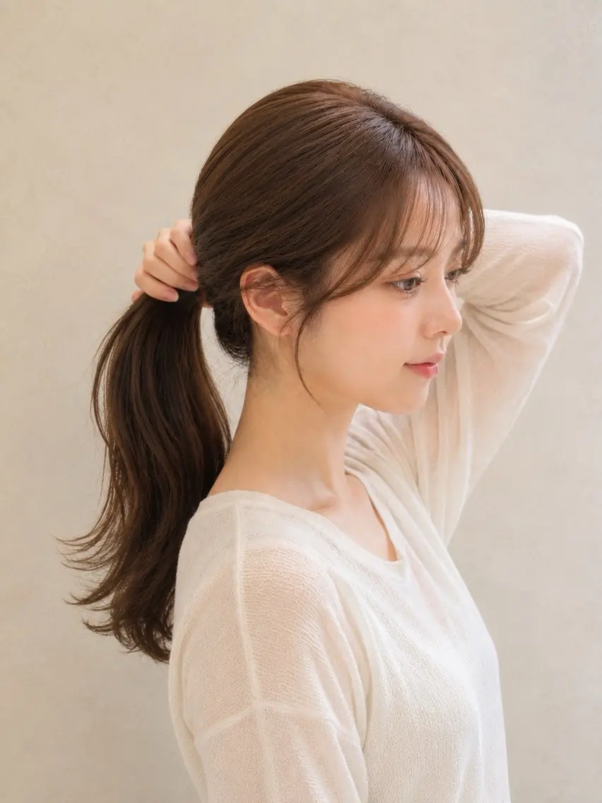 ロング カラー カット ヘアカラー トリートメント ブリーチなしWカラー 🎀韓国ヘア/amiのヘアスタイル