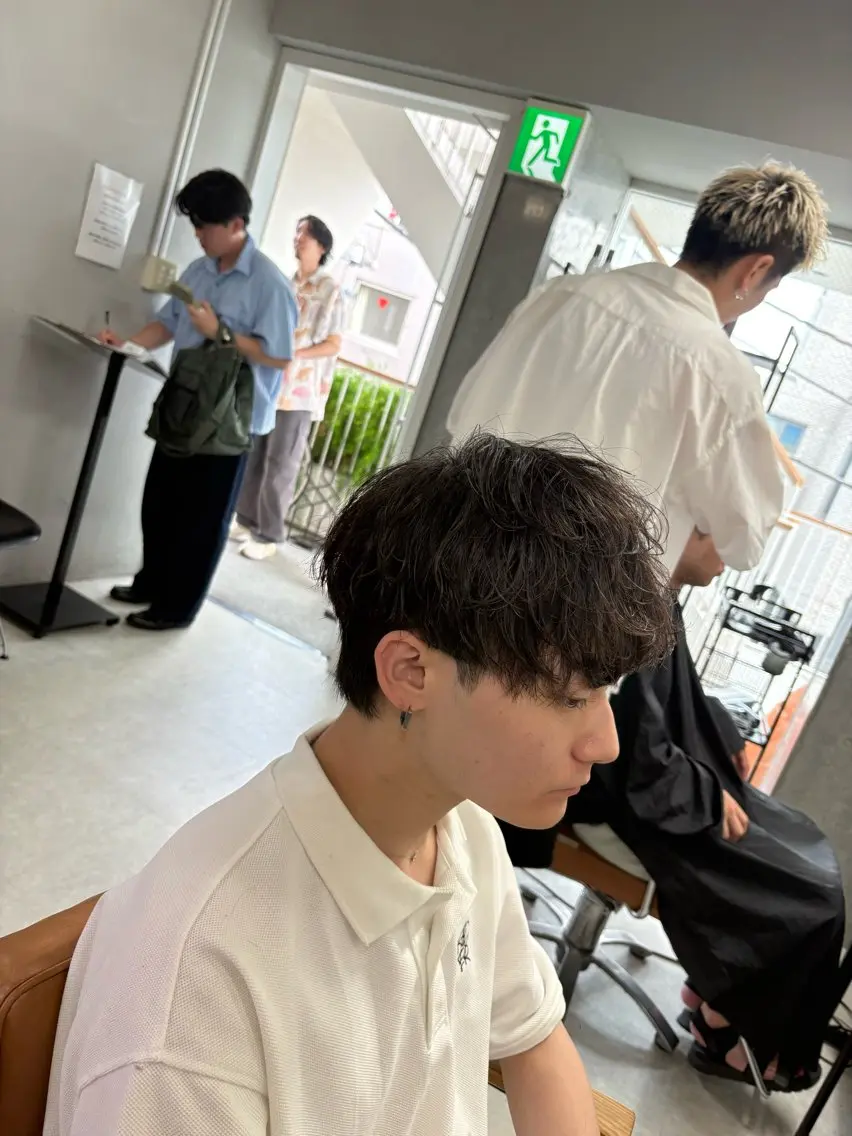 パーマ メンズ メンズパーマ 下北沢メンズパーマ 特化園田　楓莉のヘアスタイル