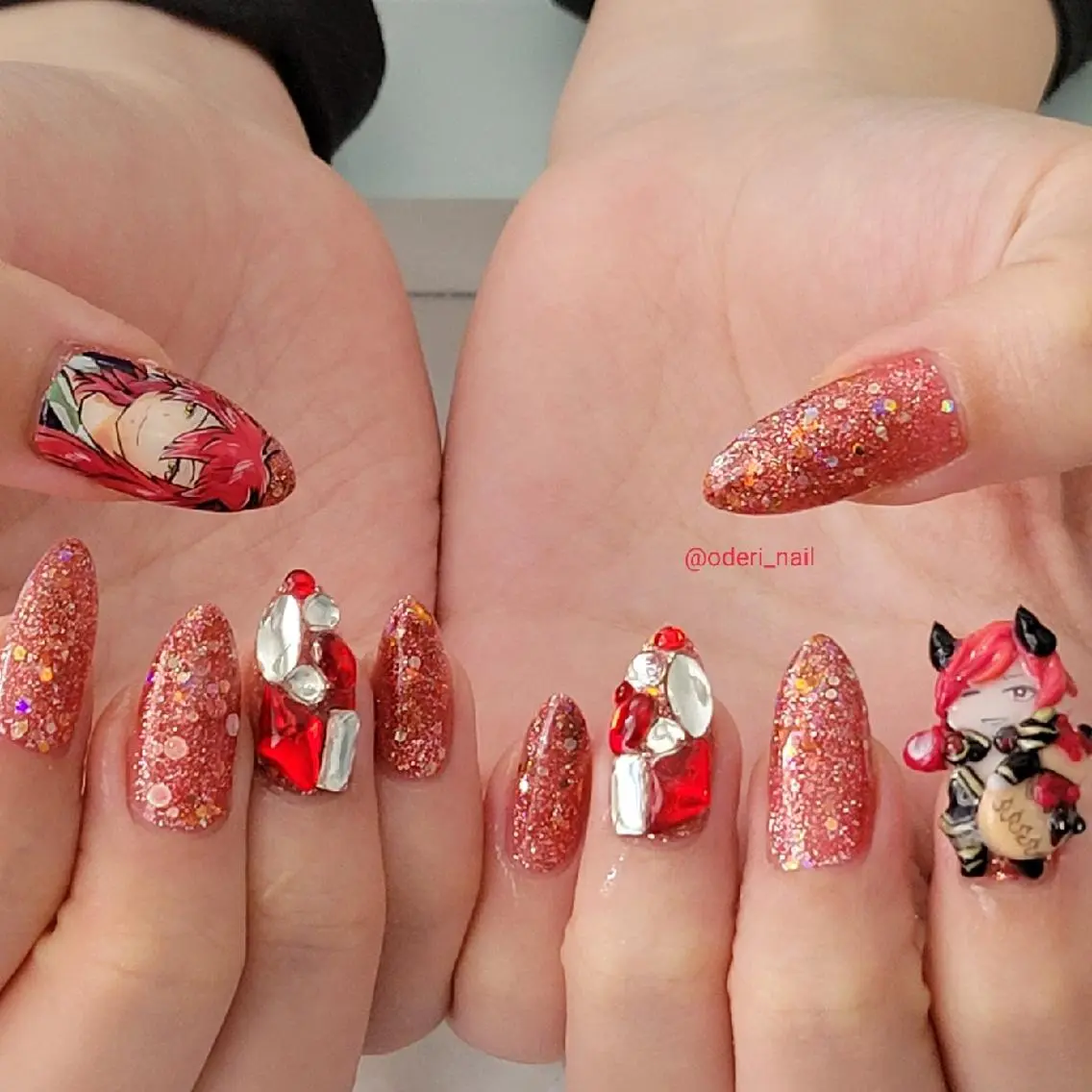ネイル アートネイル ジェルネイル おで@ oderi_nailのネイルデザイン