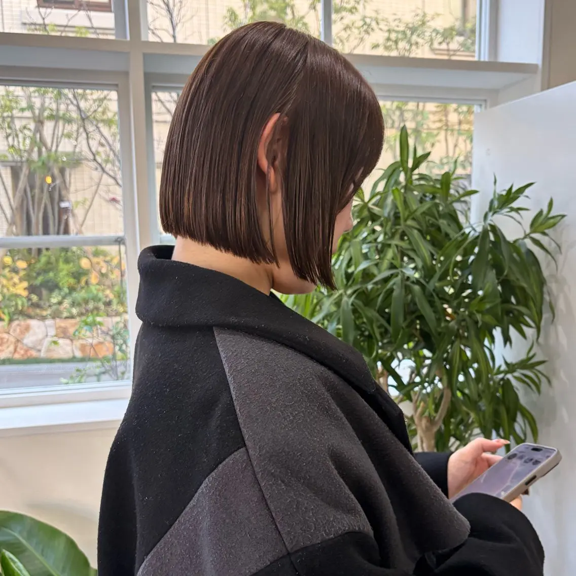 ショート カラー ボブ 似合わせカット カット ヘアカラー トリートメント YUUKI/ミニボブ ボブ/髪質改善のヘアスタイル