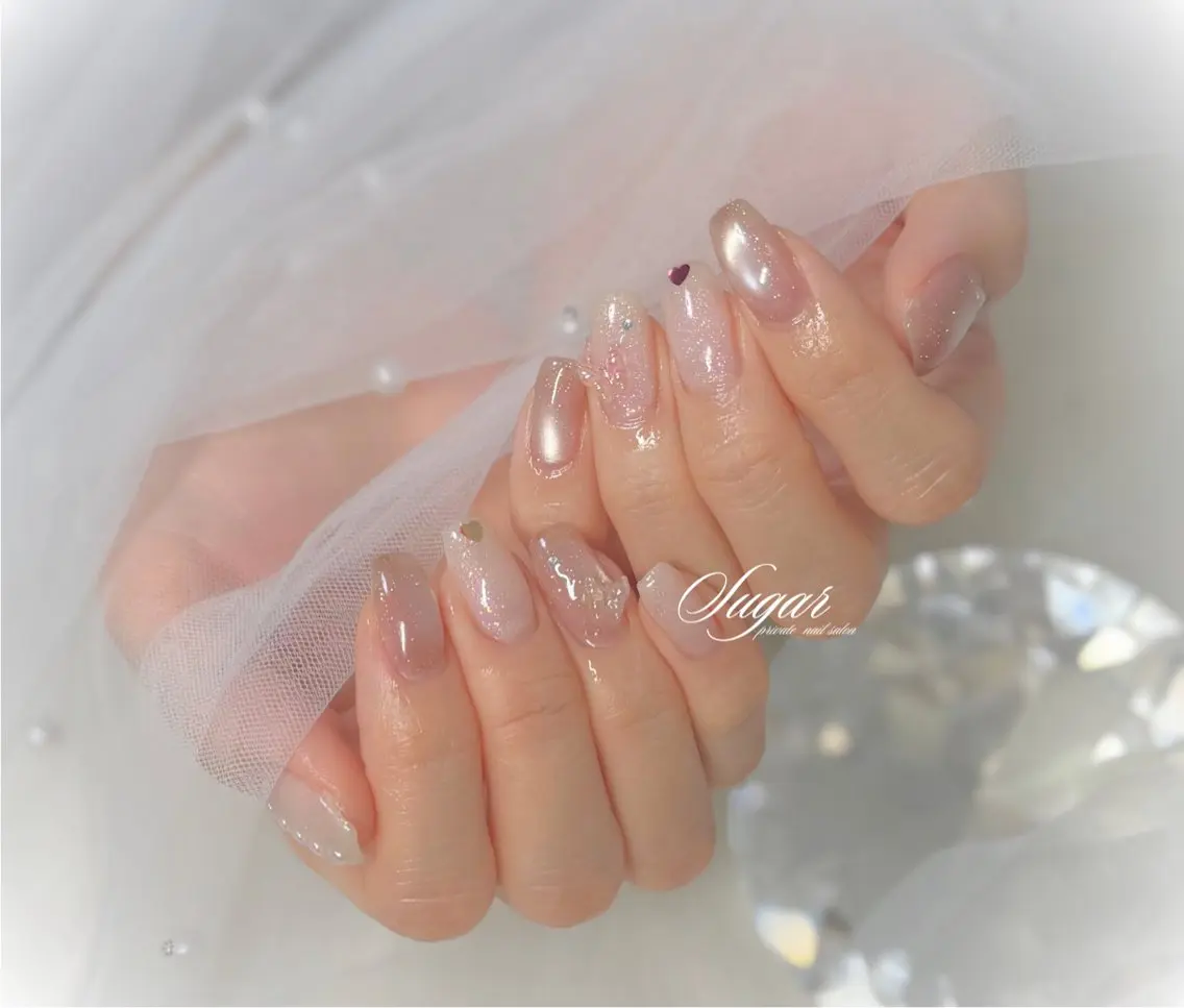 ネイル フラッシュネイル マグネットネイル ハンドネイル Nail salon Sugarのネイルデザイン
