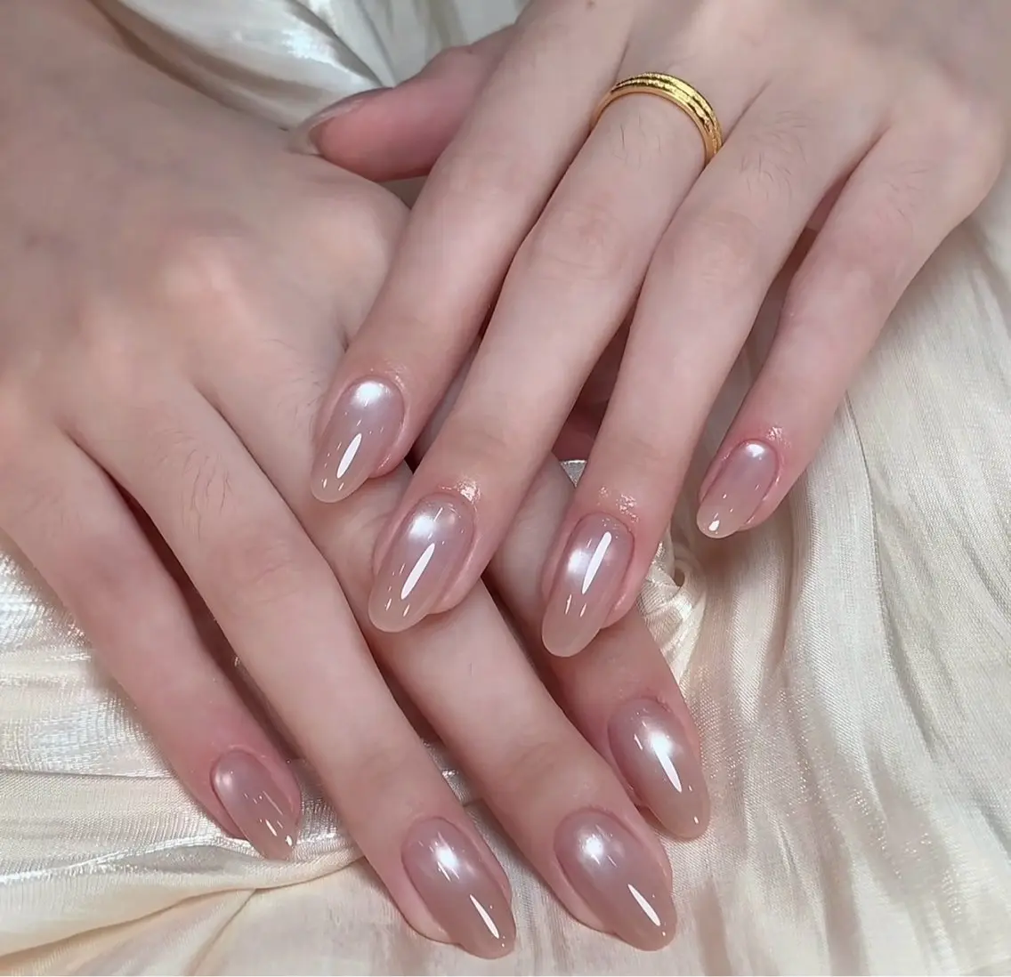 ネイル オーロラネイル 長さ出し フラッシュネイル フラワーネイル フットネイル ハンドネイル 🎀 Ruruのネイルデザイン